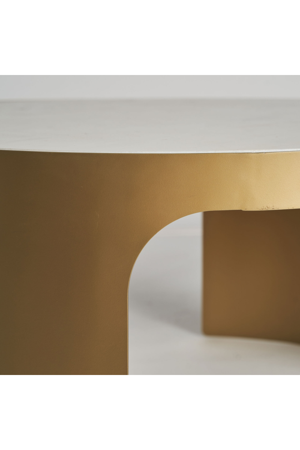 Round Gold Coffee Table | Vical Home Dijon | Oroa.com