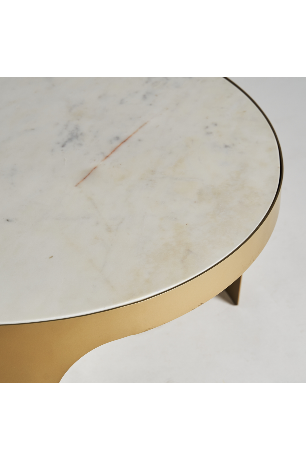 Round Gold Coffee Table | Vical Home Dijon | Oroa.com