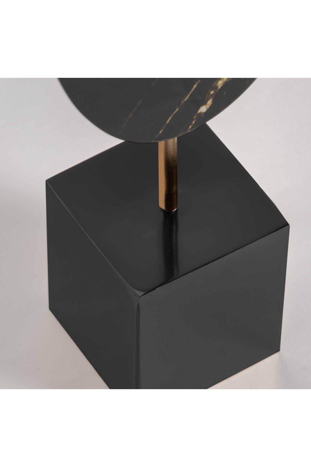 Black Oval Glass Decor Figure | Vical Home Mab | Oroa.com