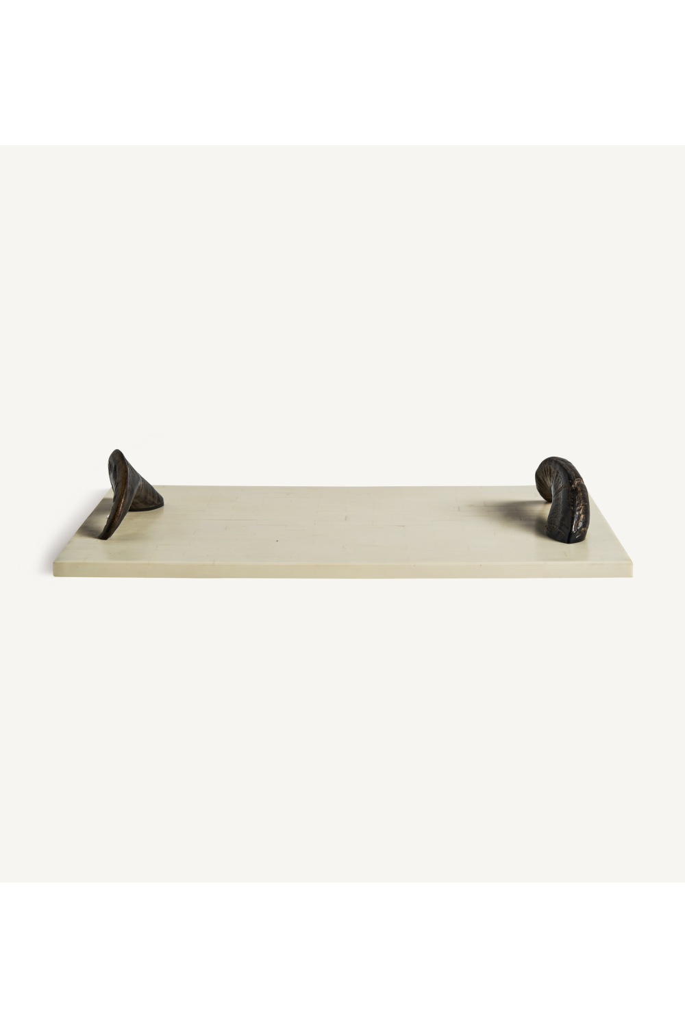 Ivory Colored Rectangular Tray | Vical Home Kadie | Oroatrade.com