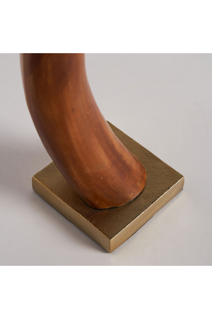 Brown Horn Decor Figure M | Vical Home Panya | Oroa.com