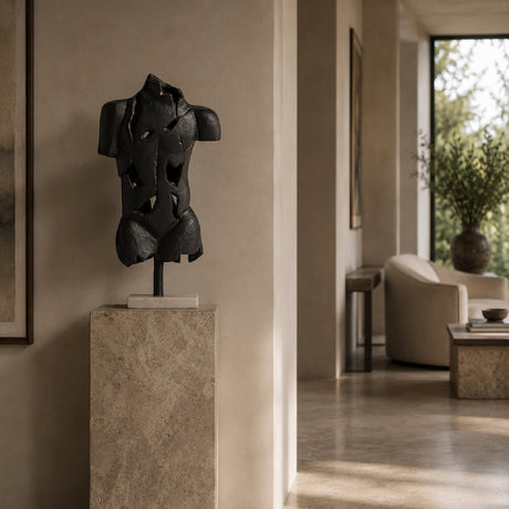   Black Aluminum Bust | Oroa.com
