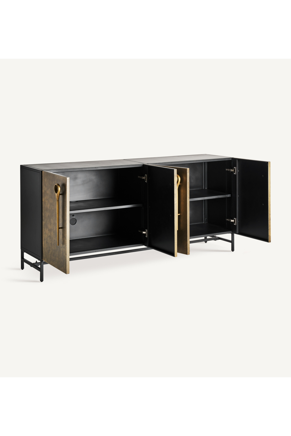 Antique Gold 4-Door Sideboard | Vical Home Bouloire | Oroa.com