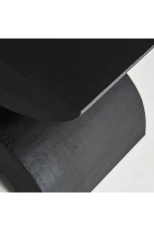   Black Concrete Side Table | Oroa.com
