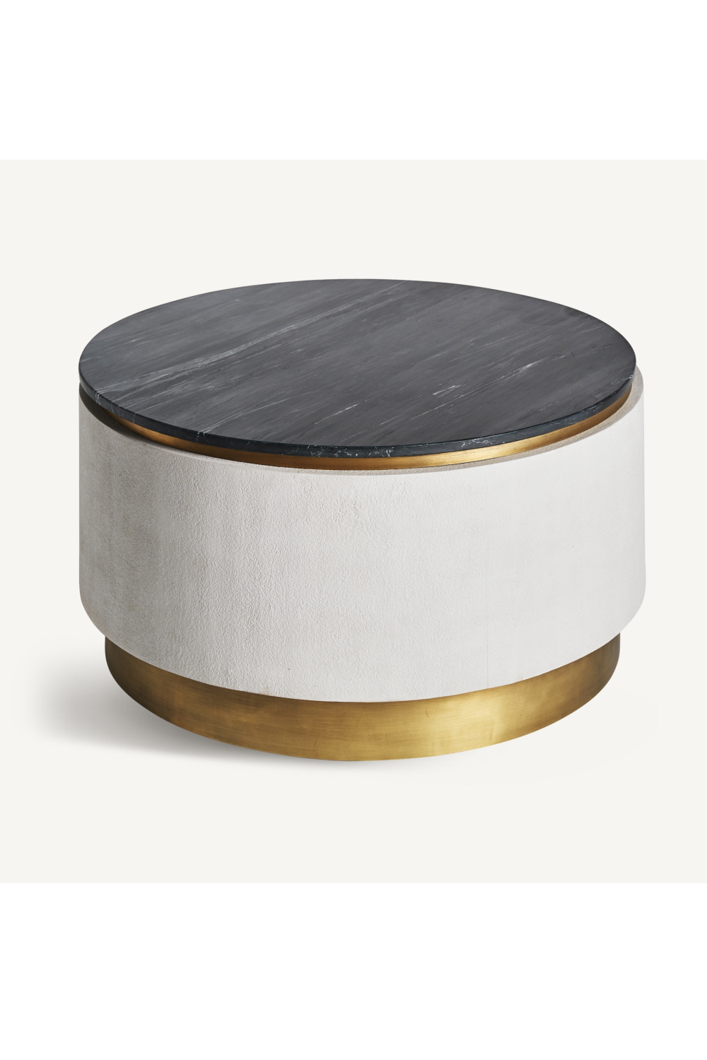 Round Black Marble Coffee Table | Vical Home Zerbst | Oroa.com