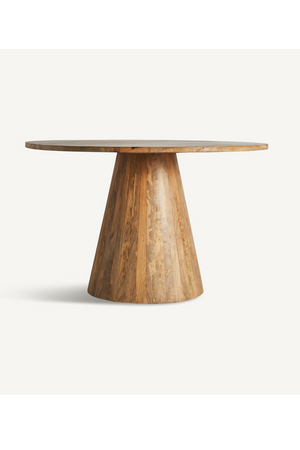   Round Mango Wood Dining Table | Oroa.com