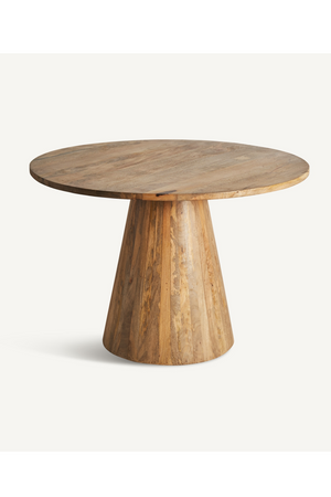   Round Mango Wood Dining Table | Oroa.com
