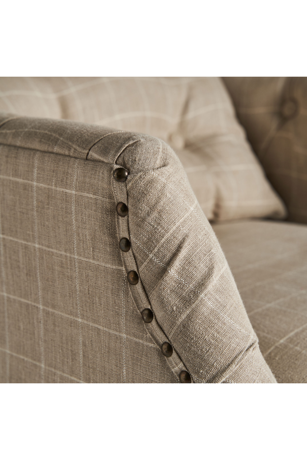 Beige Tufted Armchair | Vical Home Morbier | Oroa.com