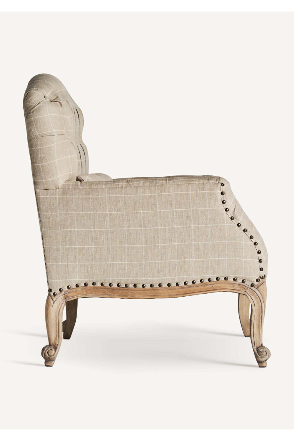 Beige Tufted Armchair | Vical Home Morbier | Oroatrade.com