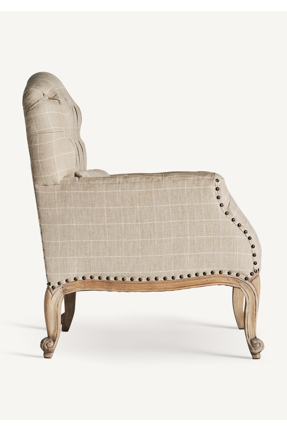 Beige Tufted Armchair | Vical Home Morbier | Oroa.com