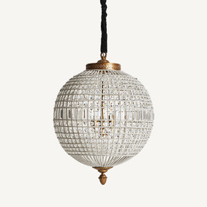   Crystal Beads Round Pendant Lamp | Oroa.com
