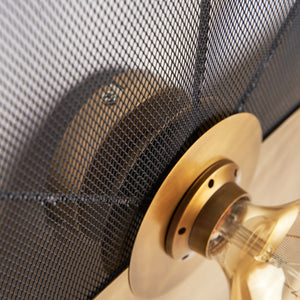   Gold Round Wall Lamp | Oroa.com