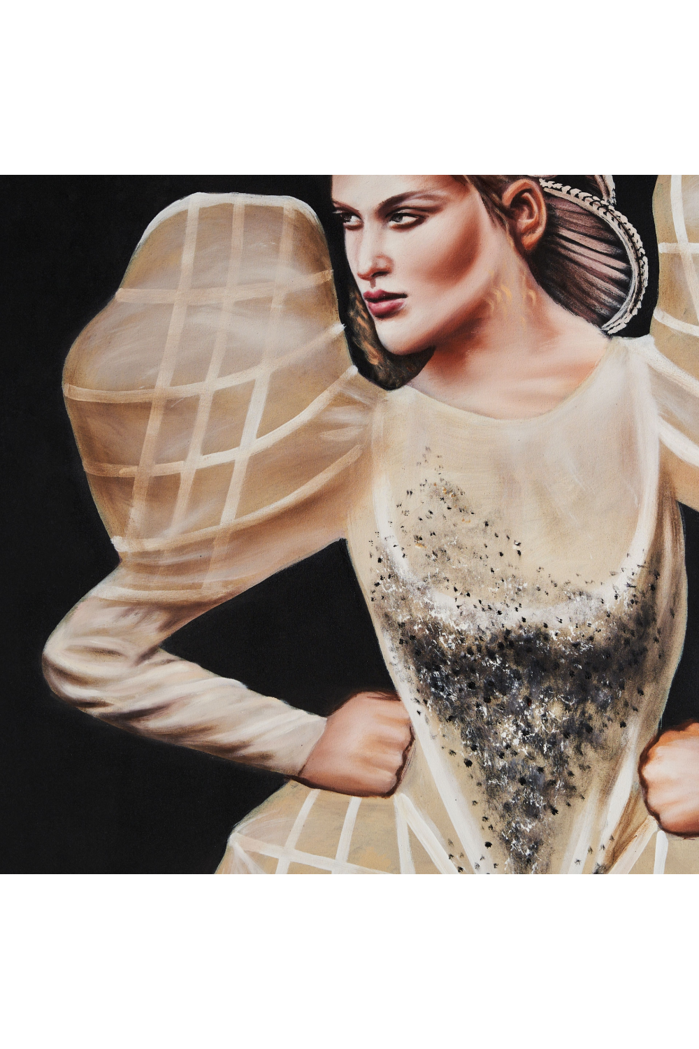 Woman In Gown Art Print | Vical Home Ailen | Oroa.com