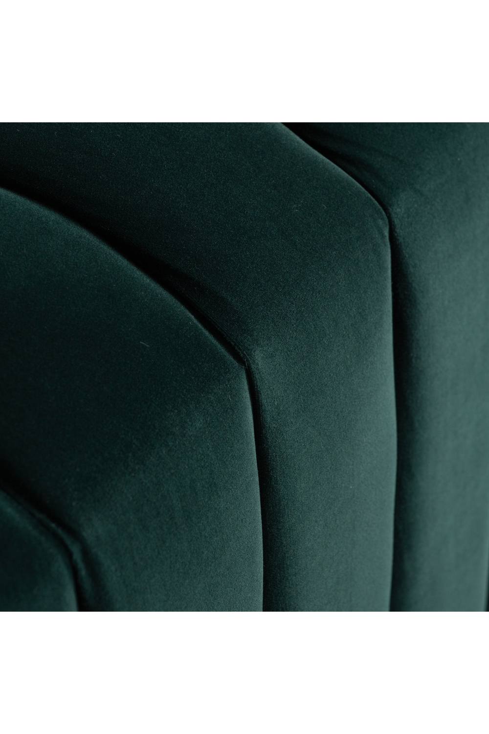 Velvet Channeled Ottoman | Vical Home Marsa | Oroa.com