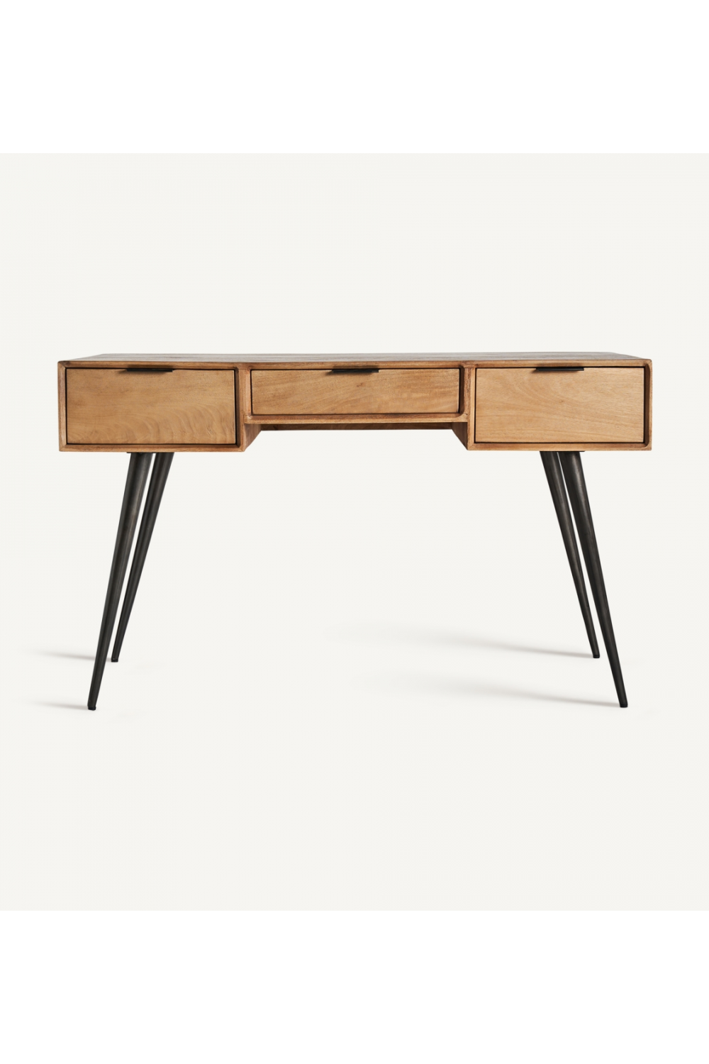 Mango Wood 3-Drawer Desk | Vical Home Sered | Oroa.com