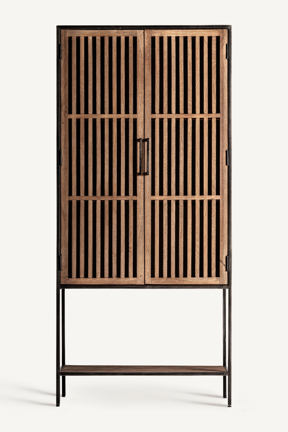 Slatted Mango Wood Cabinet | Vical Home Gaffney | Oroa.com