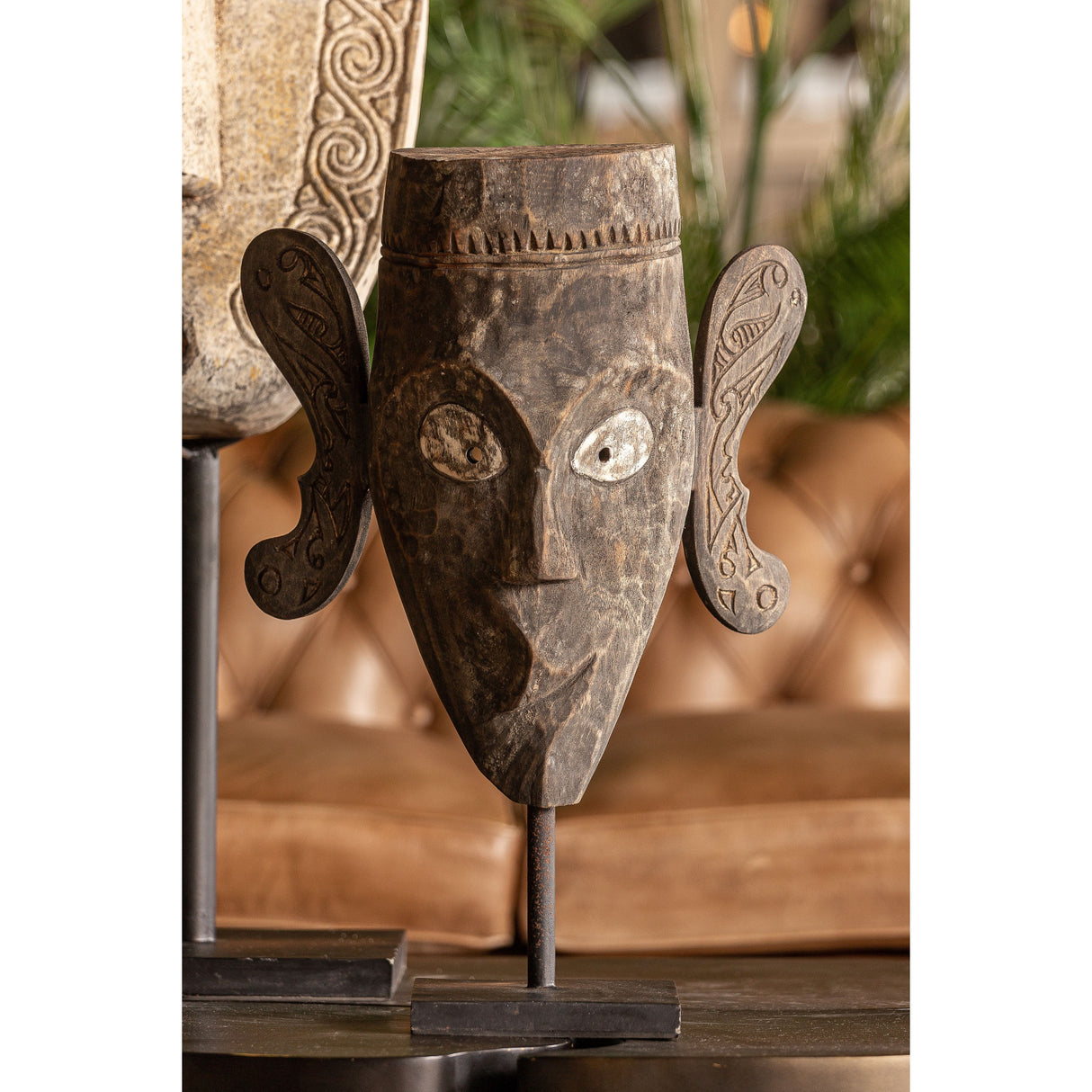  Modern European furniture - Ethnic Tropical Wood Decorative Figure - www.oroa.com | Oroa.com
