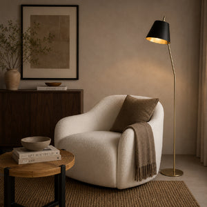   Modern European furniture - Gold Iron Floor Lamp - www.oroa.com | Oroa.com