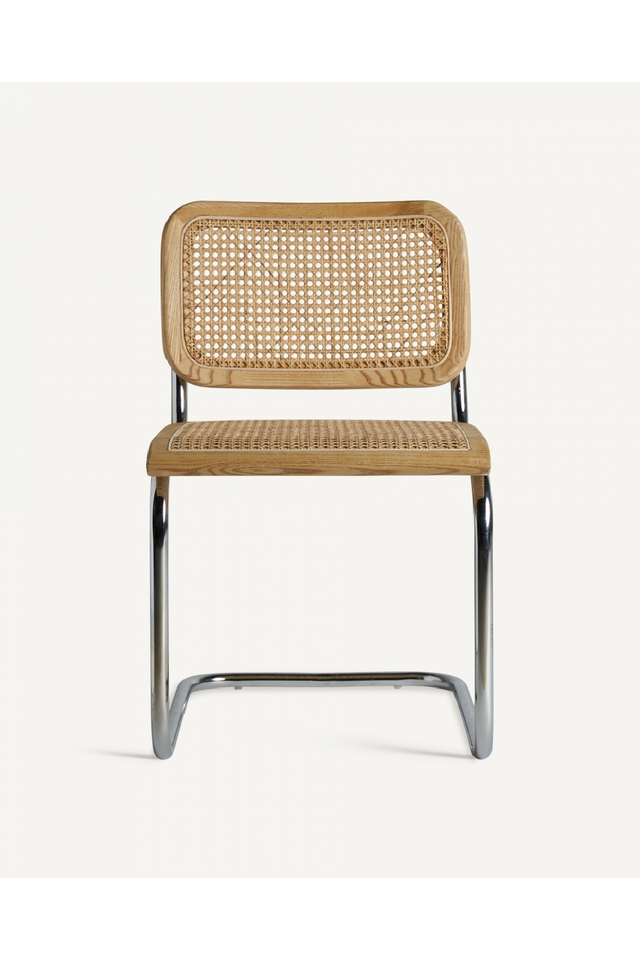 Rattan Cane Cantilevered Dining Chair  (2) | Vical Home Sins | Oroa.com