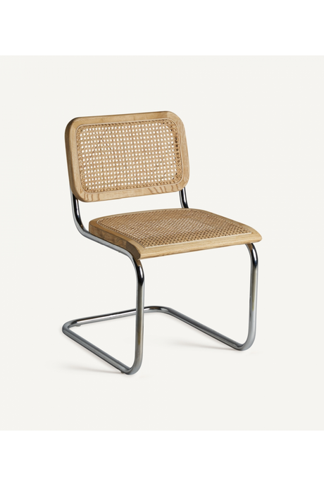 Rattan Cane Cantilevered Dining Chair  (2) | Vical Home Sins | Oroa.com