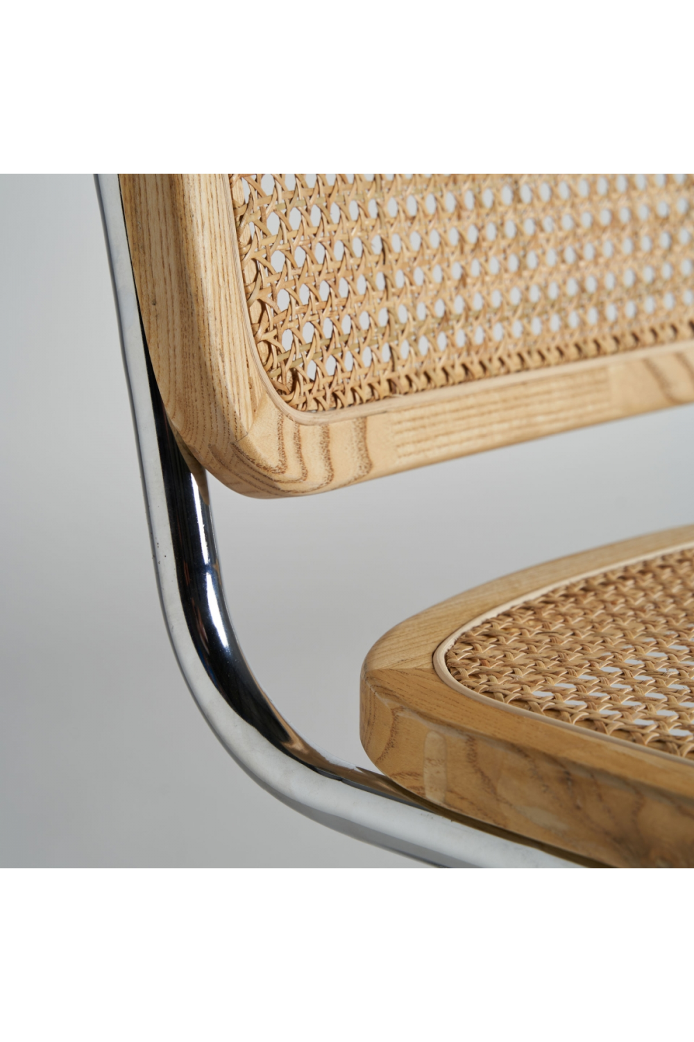 Rattan Cane Cantilevered Dining Chair  (2) | Vical Home Sins | Oroa.com