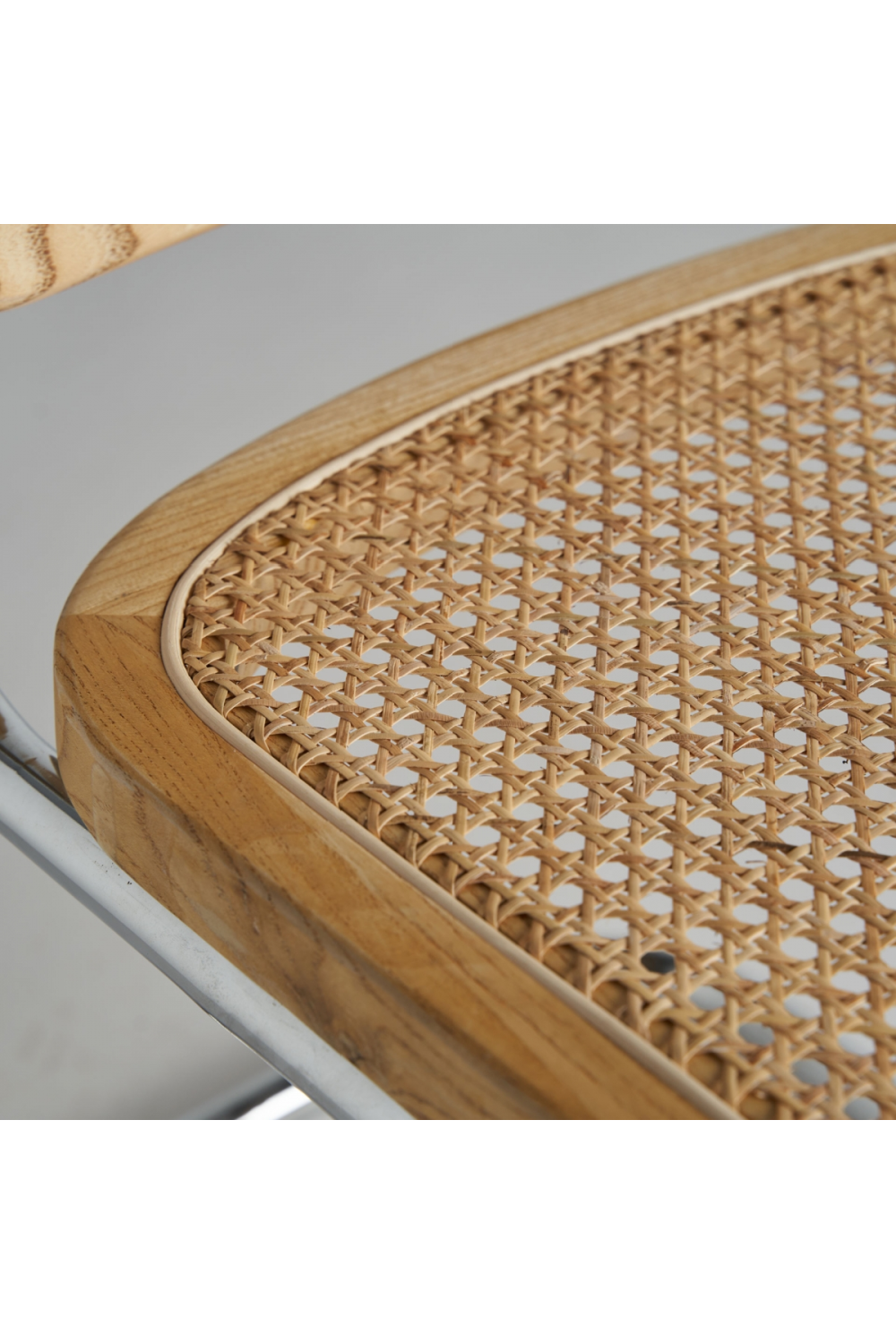 Rattan Cane Cantilevered Dining Chair | Vical Home Sins | Oroatrade.com