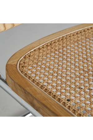 Rattan Cane Cantilevered Dining Chair  (2) | Vical Home Sins | Oroa.com