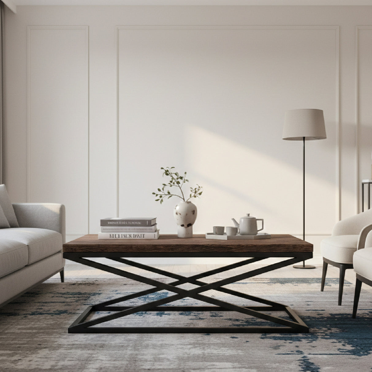   Cross Base Coffee Table | Oroa.com