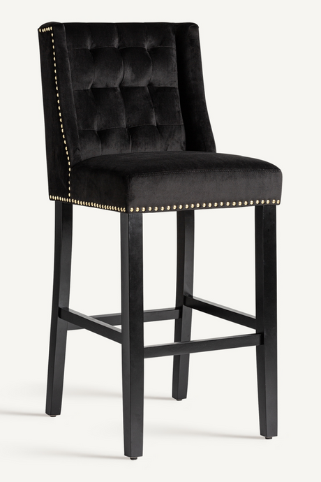 Black Velvet Barstools (2) | Vical Home Dachwig | Oroa.com