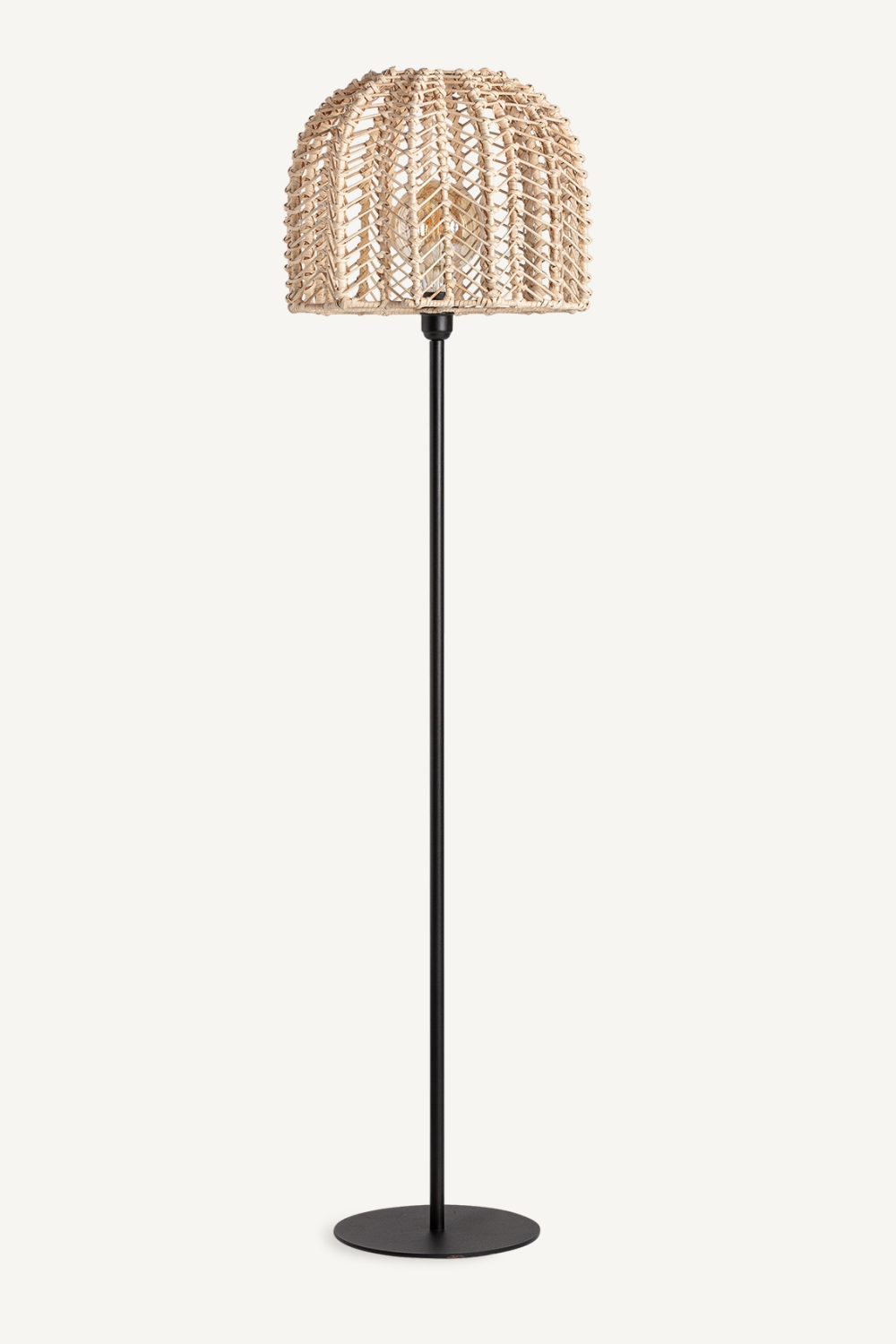 Rattan Nordic Floor Lamp | Vical Home Plisse | Oroa.com