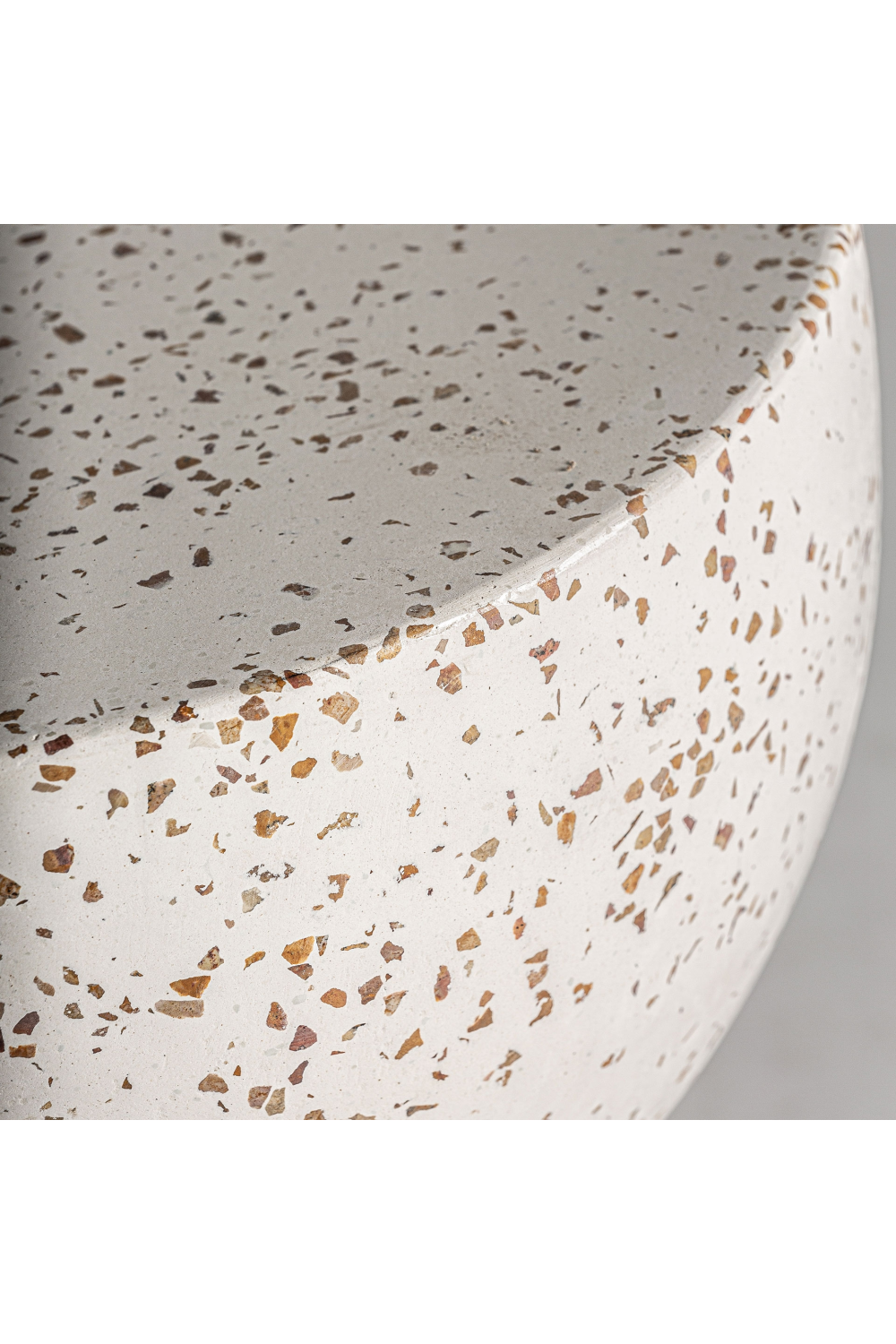 Speckled White Terrazzo Side Table | Vical Home Albenga | Oroa.com