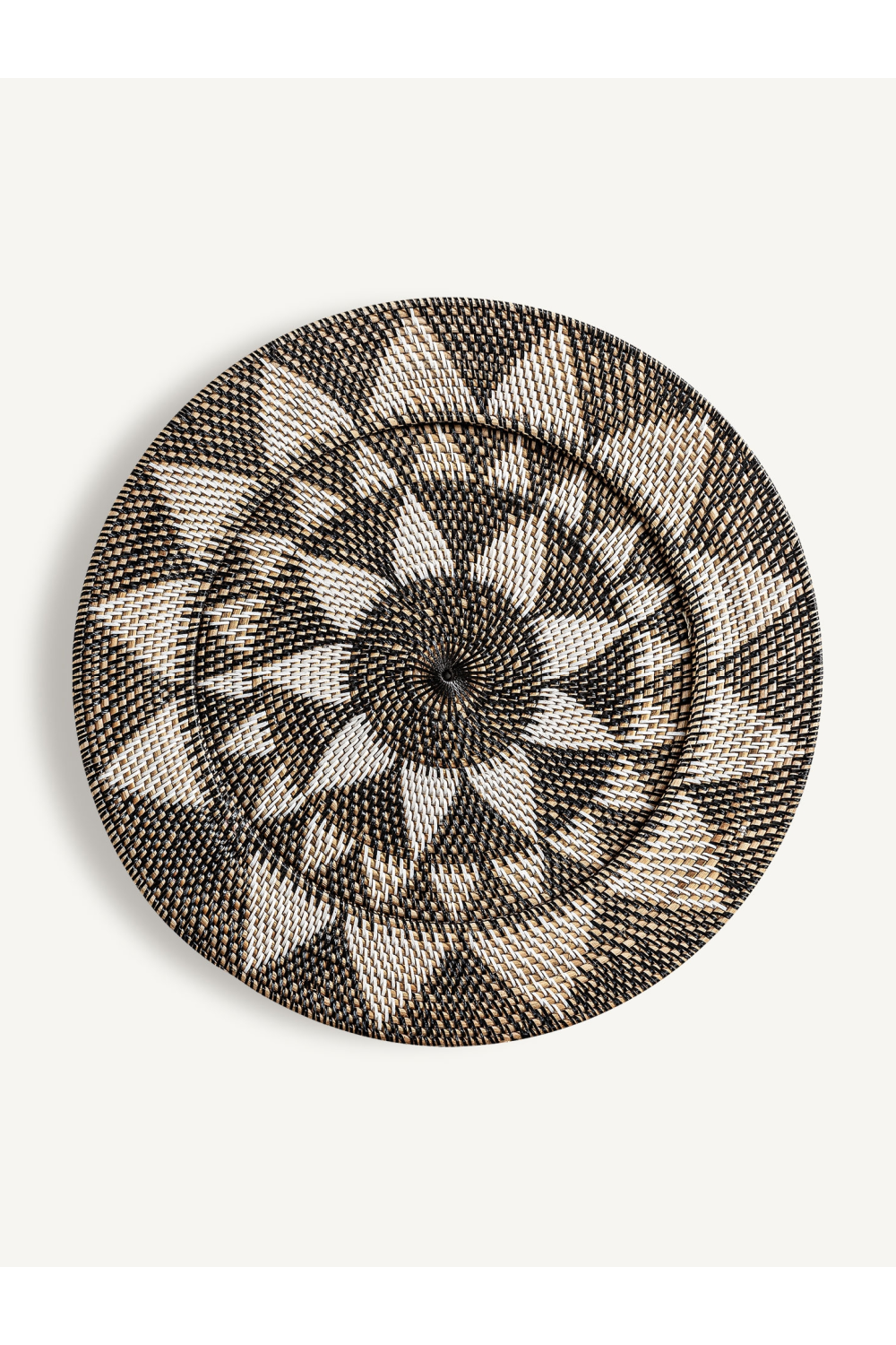 Round Patterned Rattan Wall Decor M | Vical Home Zirba