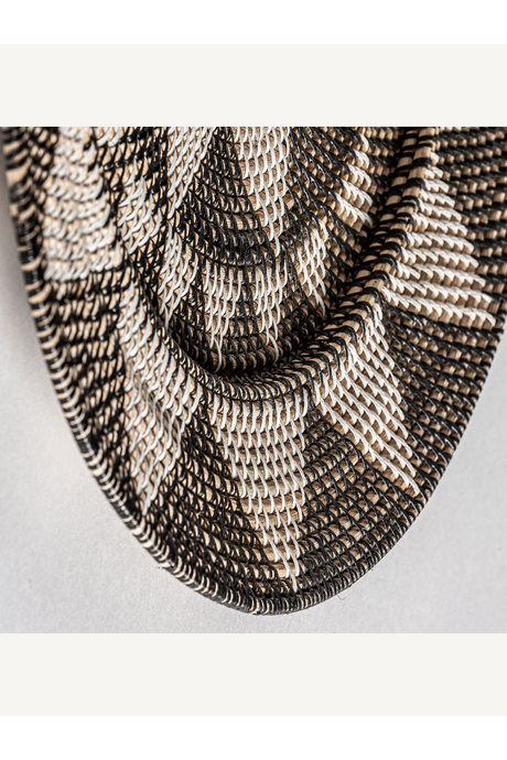 Round Patterned Rattan Wall Decor M | Vical Home Zirba | Oroa.com