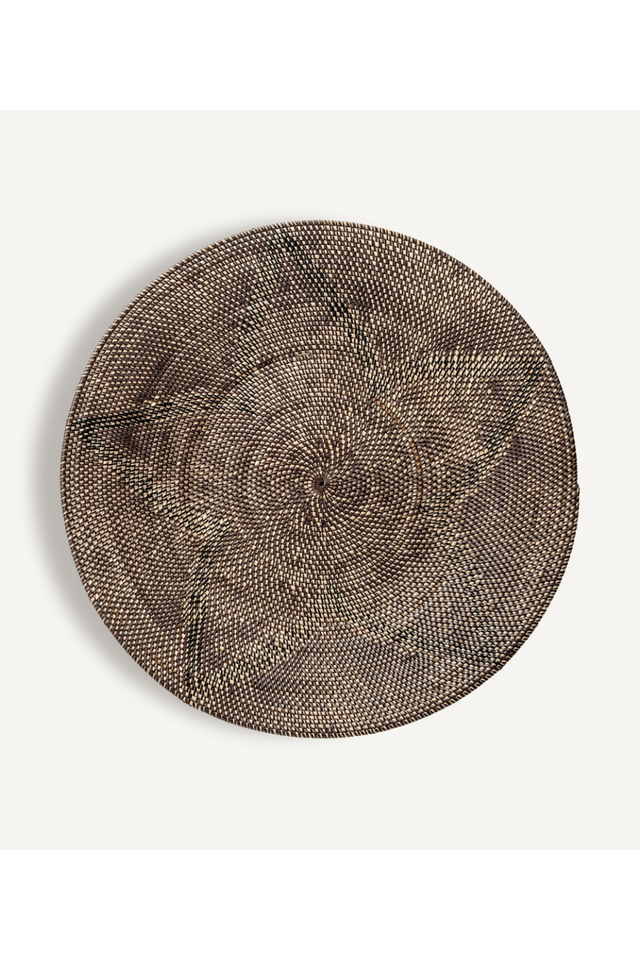 Brown Rattan Round Wall Decor | Vical Home Zirba | Oroa.com