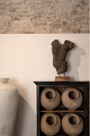   Gray Terracotta Bust | Oroa.com