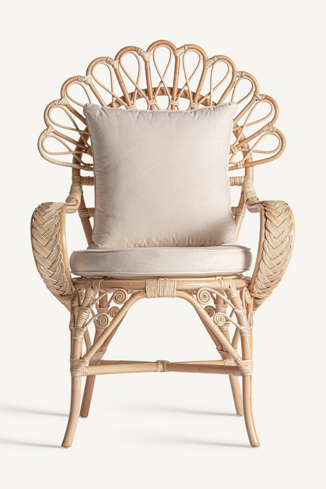 Natural Rattan Statement Armchair | Vical Home Nulvi | Oroa.com