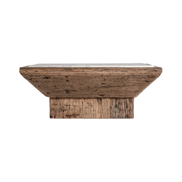 Modern furniture - White Marble Top Coffee Table - www.oroa.com