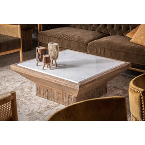   Modern furniture - White Marble Top Coffee Table - www.oroa.com | Oroa.com