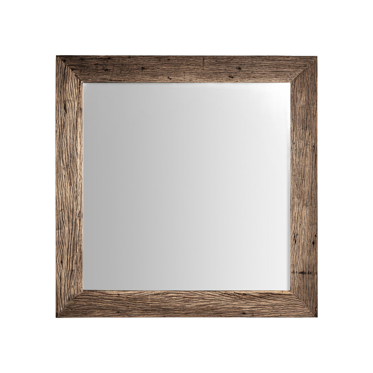   Rustic Pine Square Mirror | Oroa.com