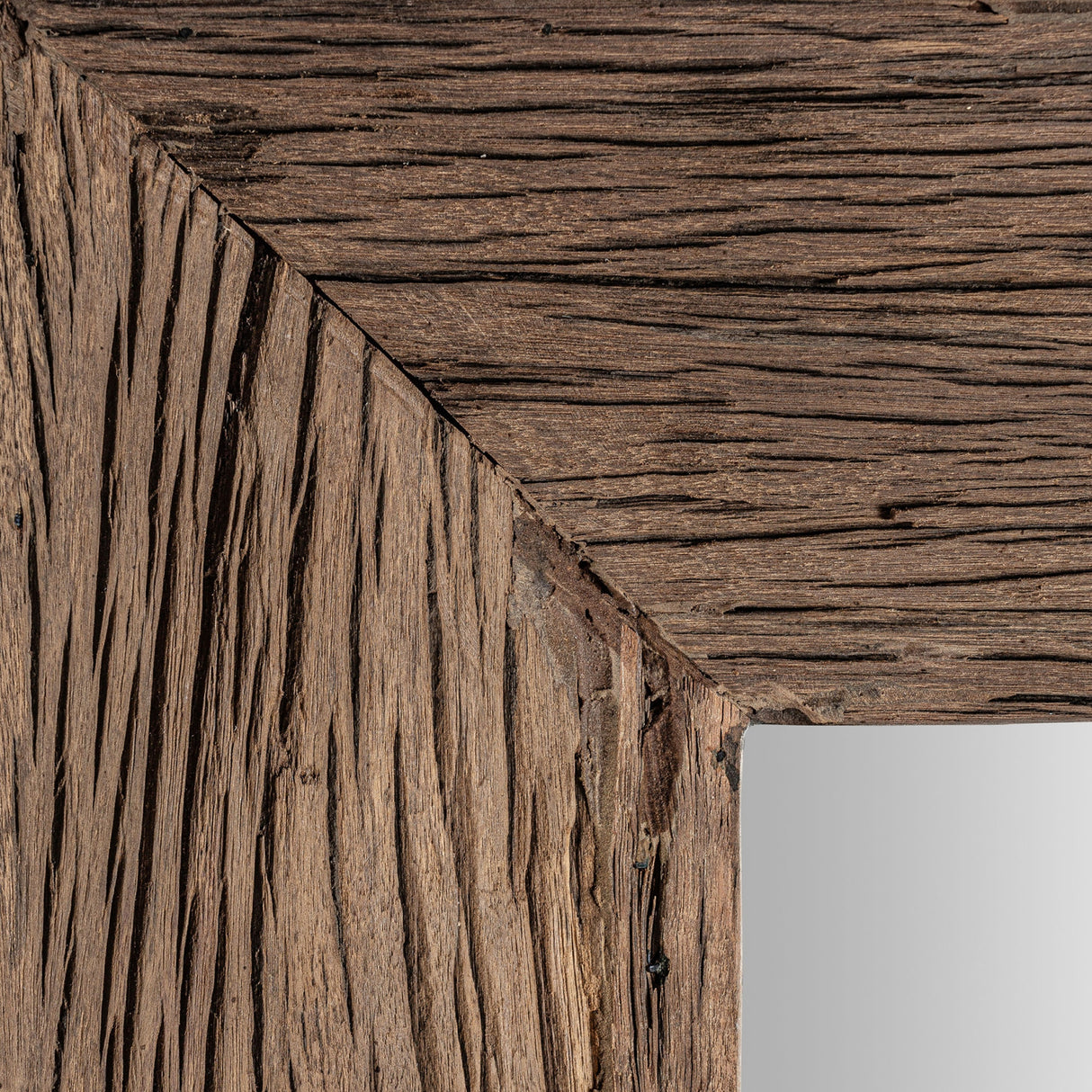  Rustic Pine Square Mirror | Oroa.com