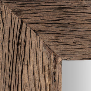   Rustic Pine Square Mirror | Oroa.com
