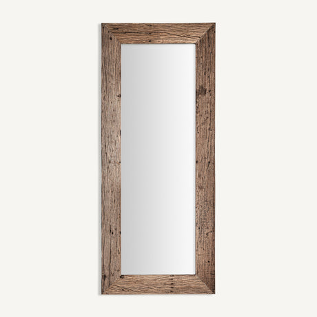  Modern European furniture - Rustic Pine Rectangular Mirror - www.oroa.com | Oroa.com