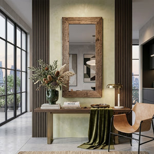   Rustic Pine Rectangular Mirror | Oroa.com