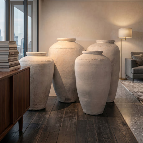   White Terracotta Vase | Oroa.com