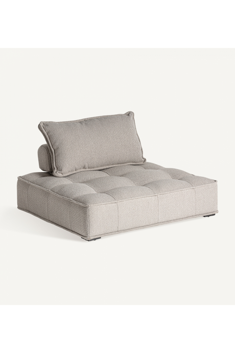 Gray Armless Modular Sofa | Vical Home Encs | Oroa.com