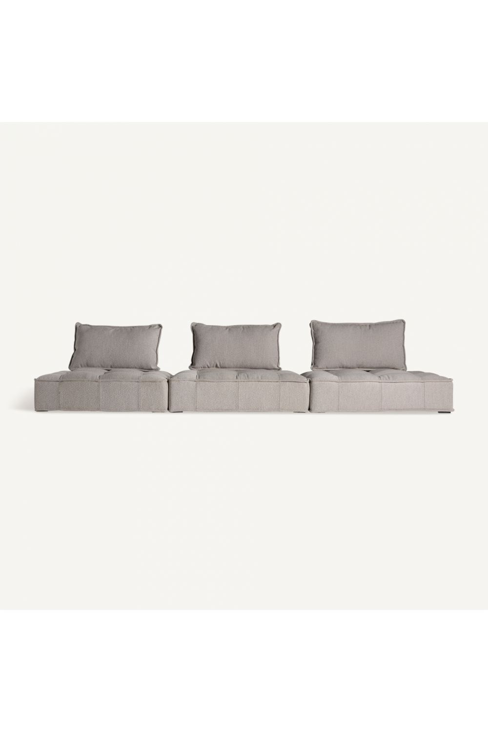 Gray Armless Modular Sofa | Vical Home Encs | Oroa.com