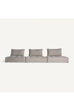 Gray Armless Modular Sofa | Vical Home Encs | Oroa.com