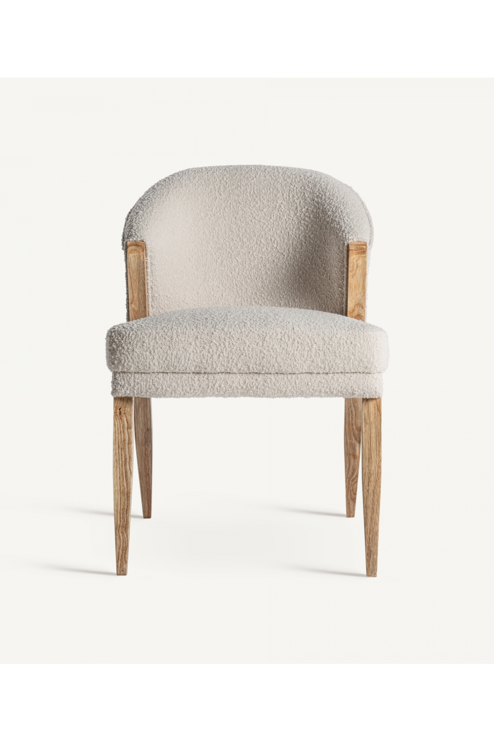 Pine Framed Bouclé Accent Chair | Vical Home Pratti | Oroatrade.com