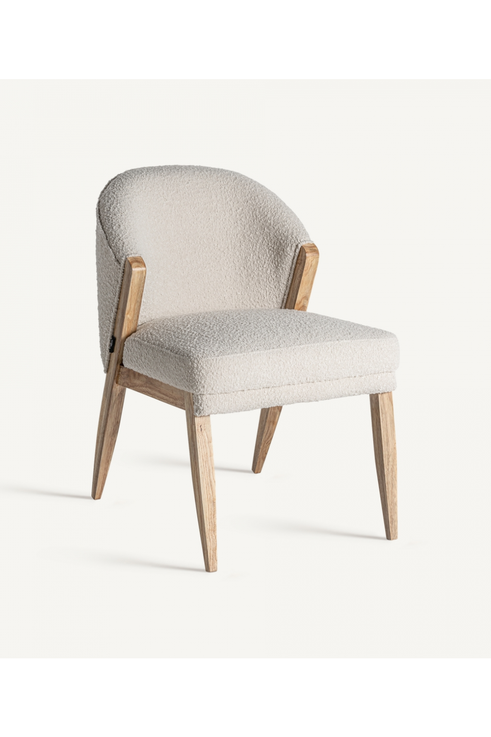 Pine Framed Bouclé Accent Chair | Vical Home Pratti | Oroatrade.com