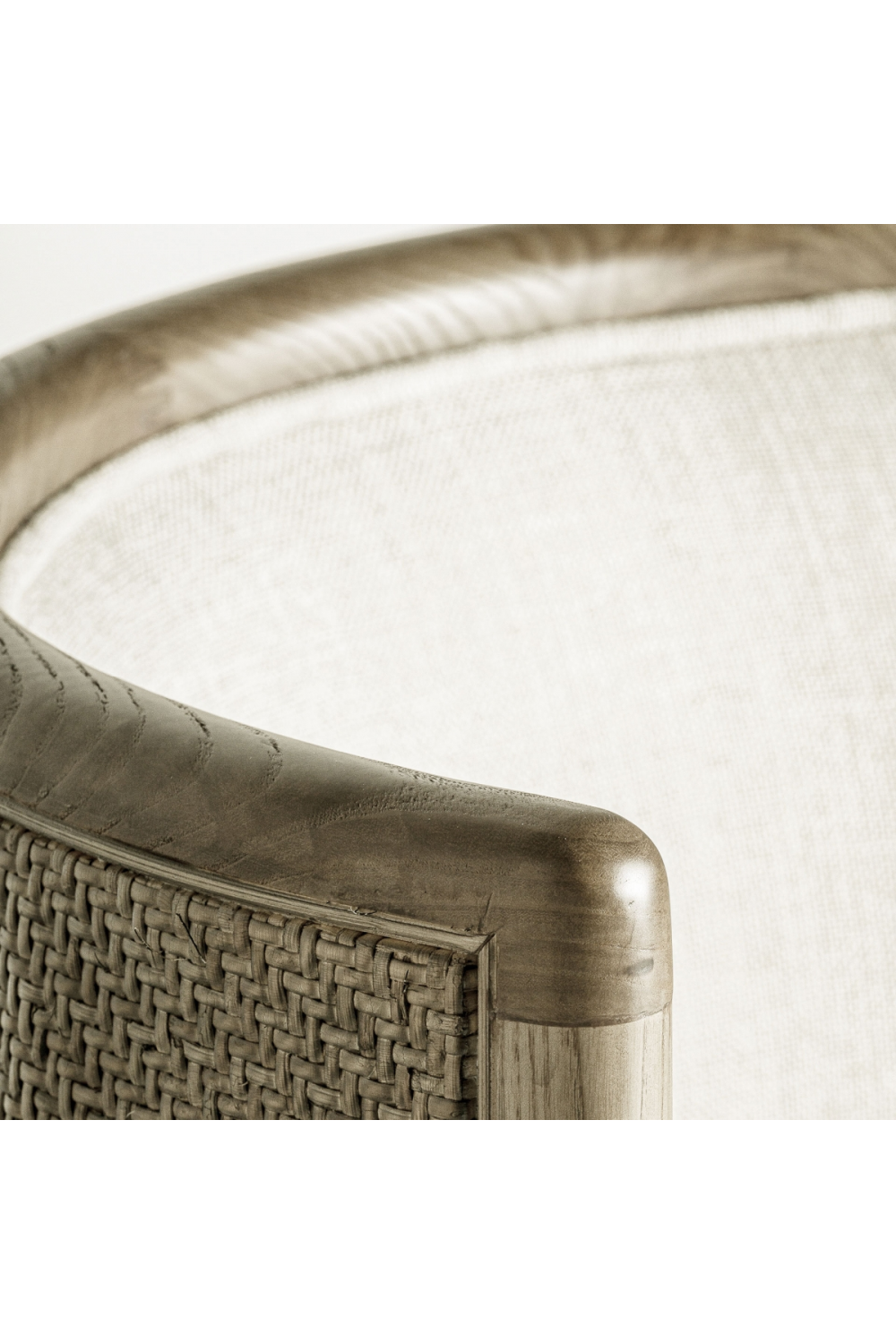 Curved Oak Padded Dining Chair | Vical Home Varaire | Oroa.com